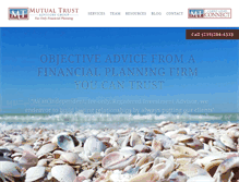 Tablet Screenshot of mutualtrustadvisorygroup.com